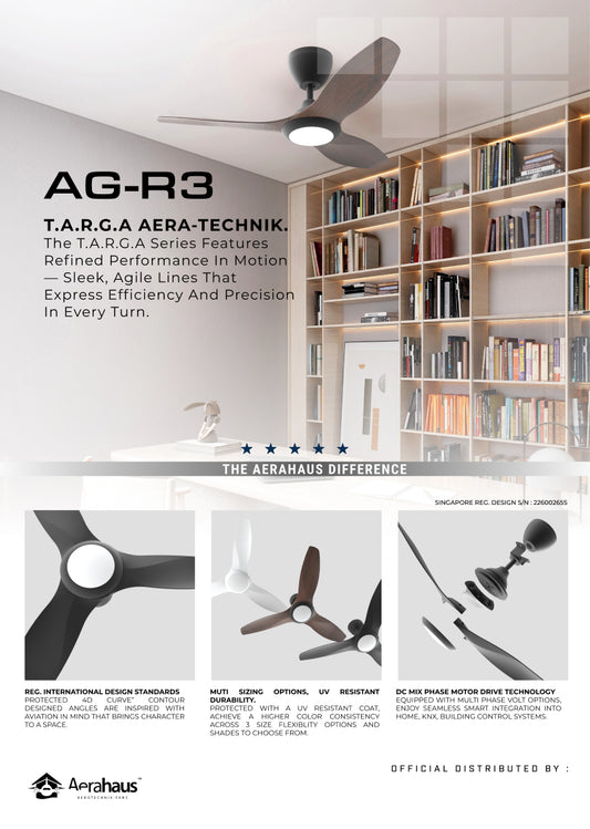 AG-R3 Aerahaus Technik DC Ceiling Fan